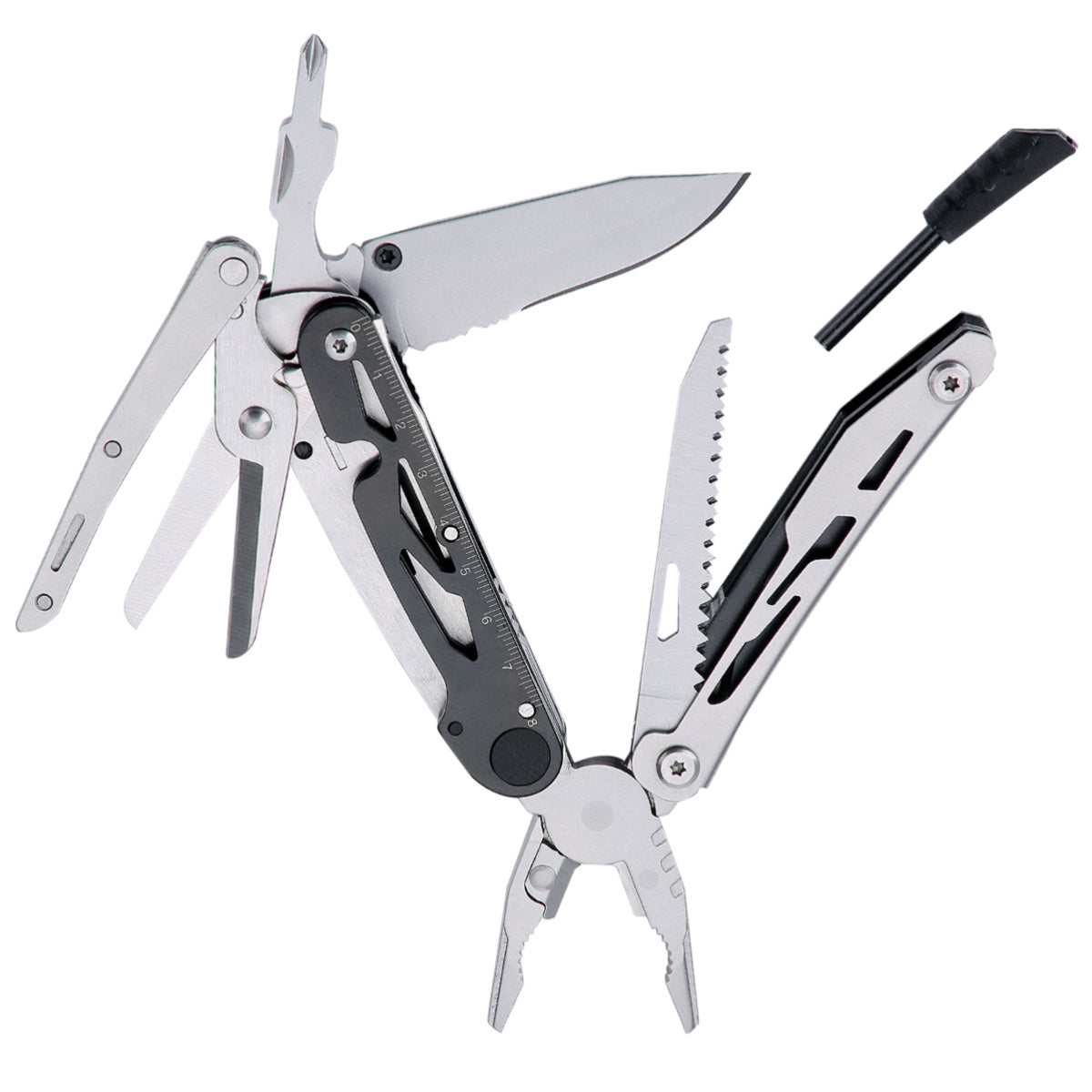 Traveler Multi-Tool Plier – 10-in-1 Compact Outdoor Camping & Survival Gear