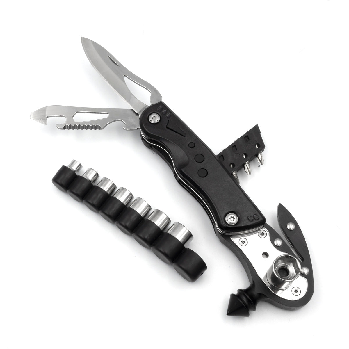 Traveler Multi-Tool Plier – 16-in-1 Stainless Steel Outdoor Camping & Survival Gear