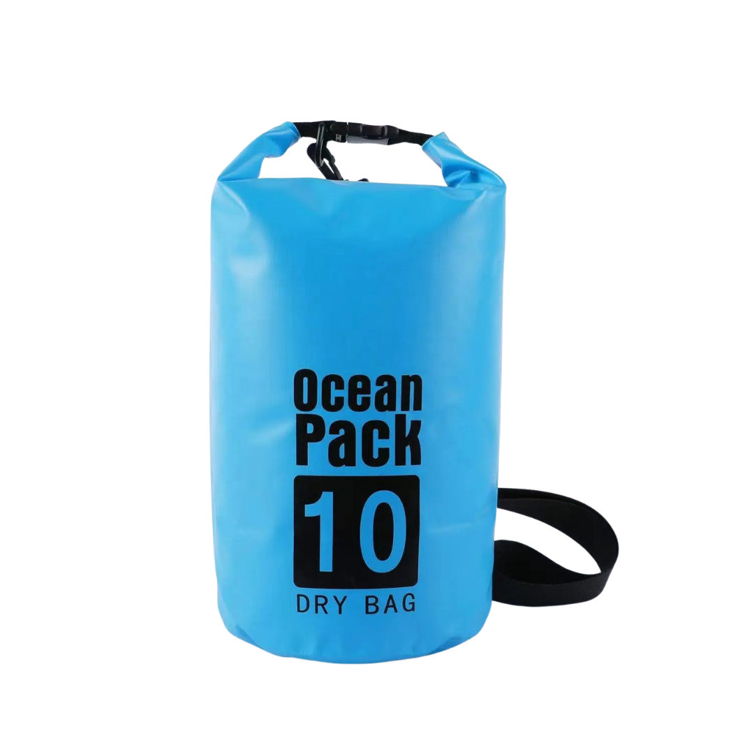 10L Waterproof Dry Bag – Lightweight Roll-Top Sack for Kayaking, Boating, Hiking & Camping