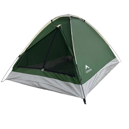 2-Person Camping Tent with UV Protection & Waterproof Flysheet