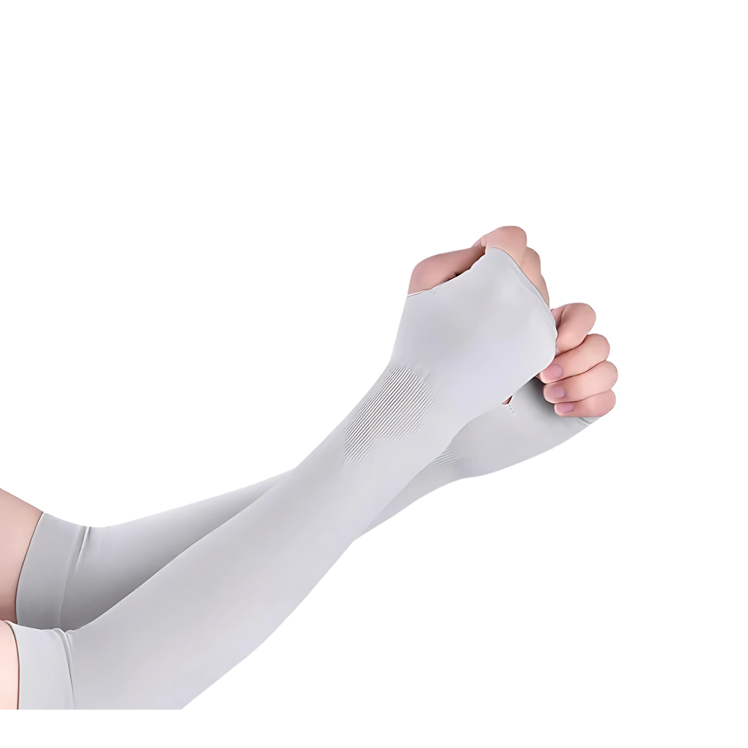 Plain Color Arm Sleeves – UV Protection + Compression Support