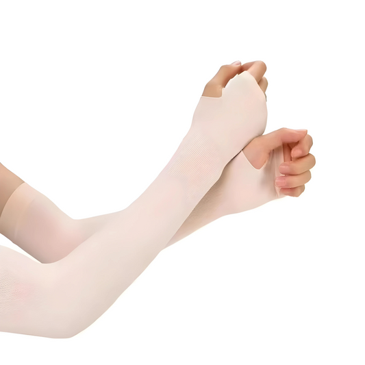 Plain Color Arm Sleeves – UV Protection + Compression Support