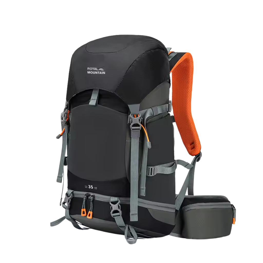 35L Trekking Rucksack Backpack | Lightweight Waterproof Hiking Bag with Rain Cover & Ergonomic Support