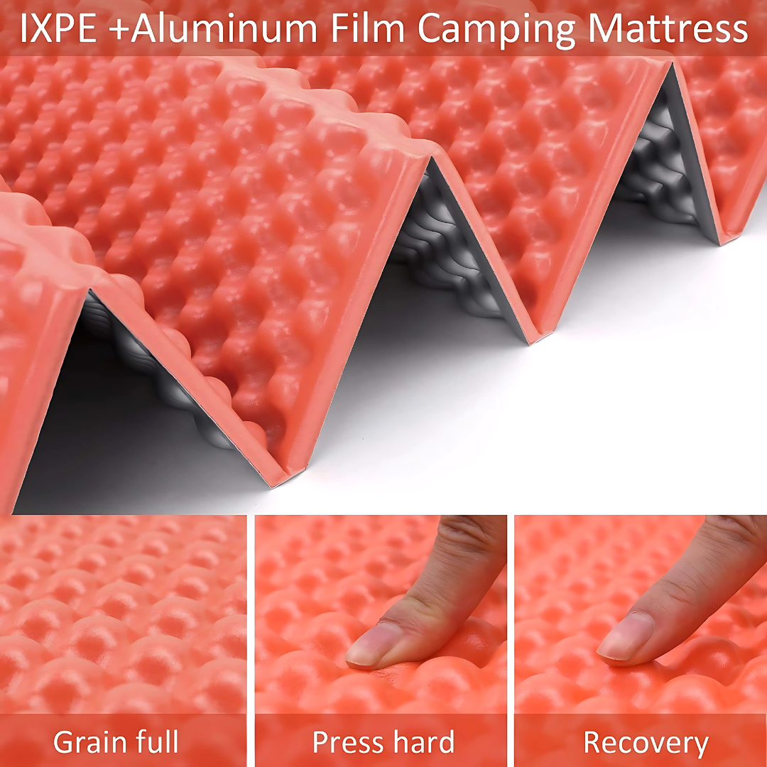 Foldable Egg Nest Sleeping Pad – Lightweight Outdoor Camping Mat for Hiking, Trekking & Backpacking