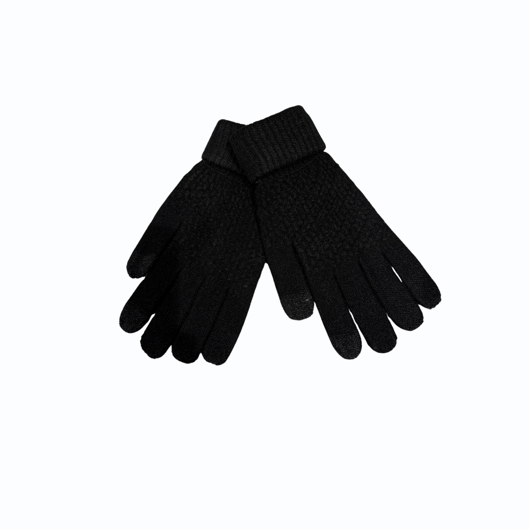 Basic Woollen Gloves with Folded Wrist – Warm, Comfortable & Everyday Winter Wear