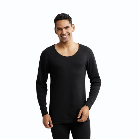 Jockey Men’s Full Sleeves Thermal Undershirt – Super Combed Cotton Rich Fabric with StayWarm Technology