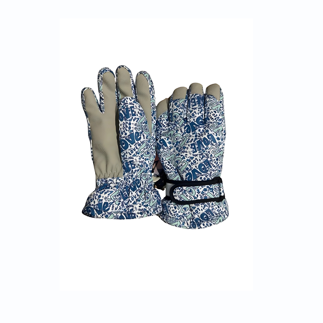 Kids Waterproof Winter Gloves – Warm, Windproof & Snowproof Outdoor Gloves (Up to 8 Years)