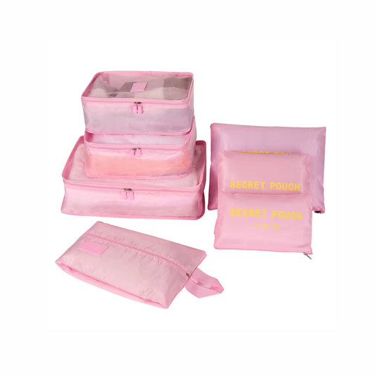 7-Piece Travel Organizer Set – Luggage Packing Cubes for Clothes, Shoes & Accessories