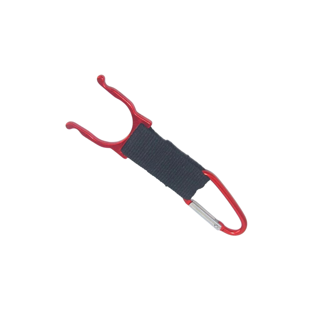Carabiner Keychain with Bottle Holder – Lightweight Clip for Hiking, Camping & Everyday Use