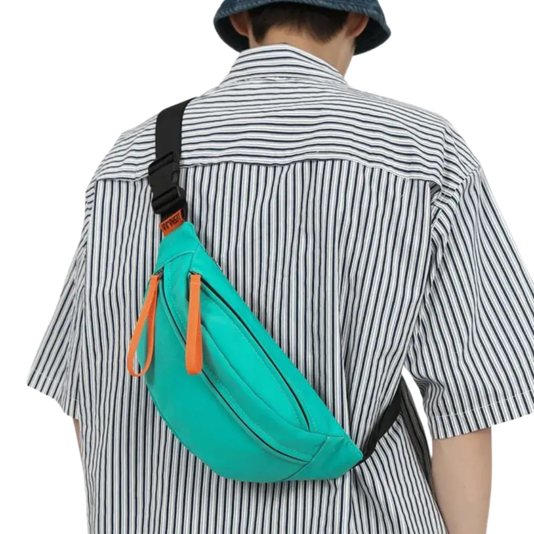 Polyester Outdoor Sports Travel Crossbody Waist Pouch