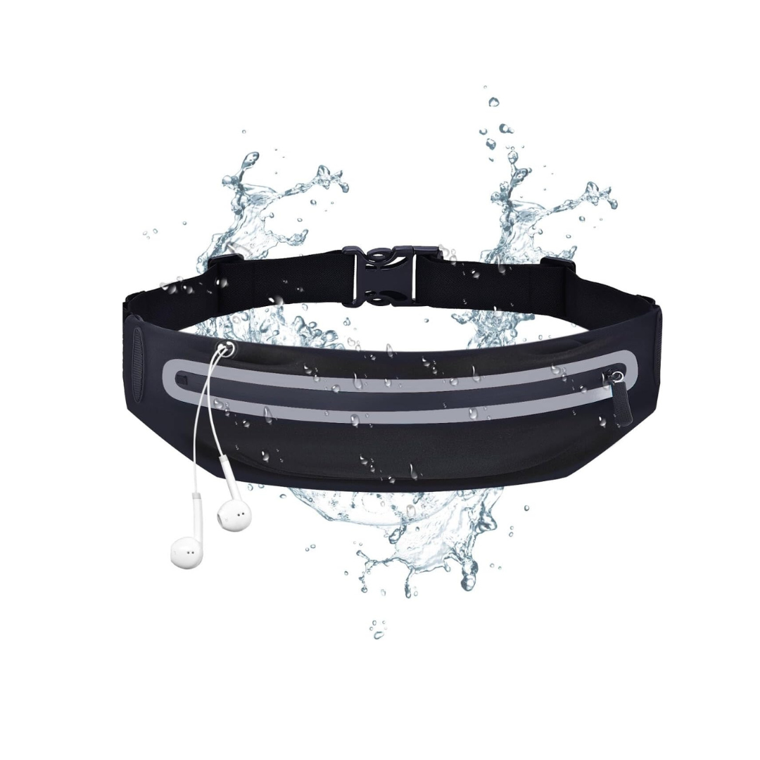 Adjustable Gym Flip Fanny Pack – Waterproof Running Waist Bag for Phone & Fitness Essentials