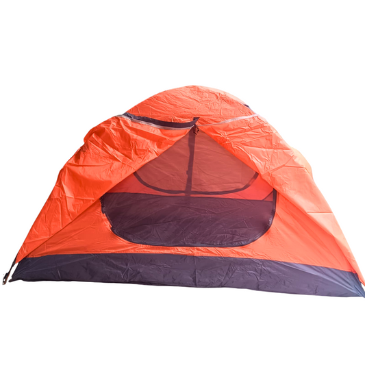 4-Person Waterproof Double-Layer Camping Tent – Aluminum Alloy Poles & Ridge Design for Outdoor Adventures