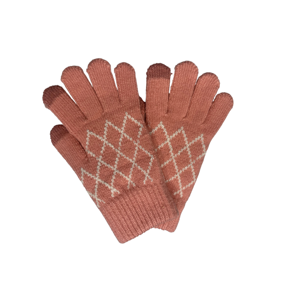 Diamond Knit Woollen Hand Gloves – Warm, Stylish & Comfortable Winter Gloves for Men & Women