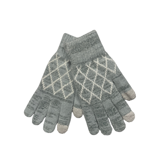 Diamond Knit Woollen Hand Gloves – Warm, Stylish & Comfortable Winter Gloves for Men & Women