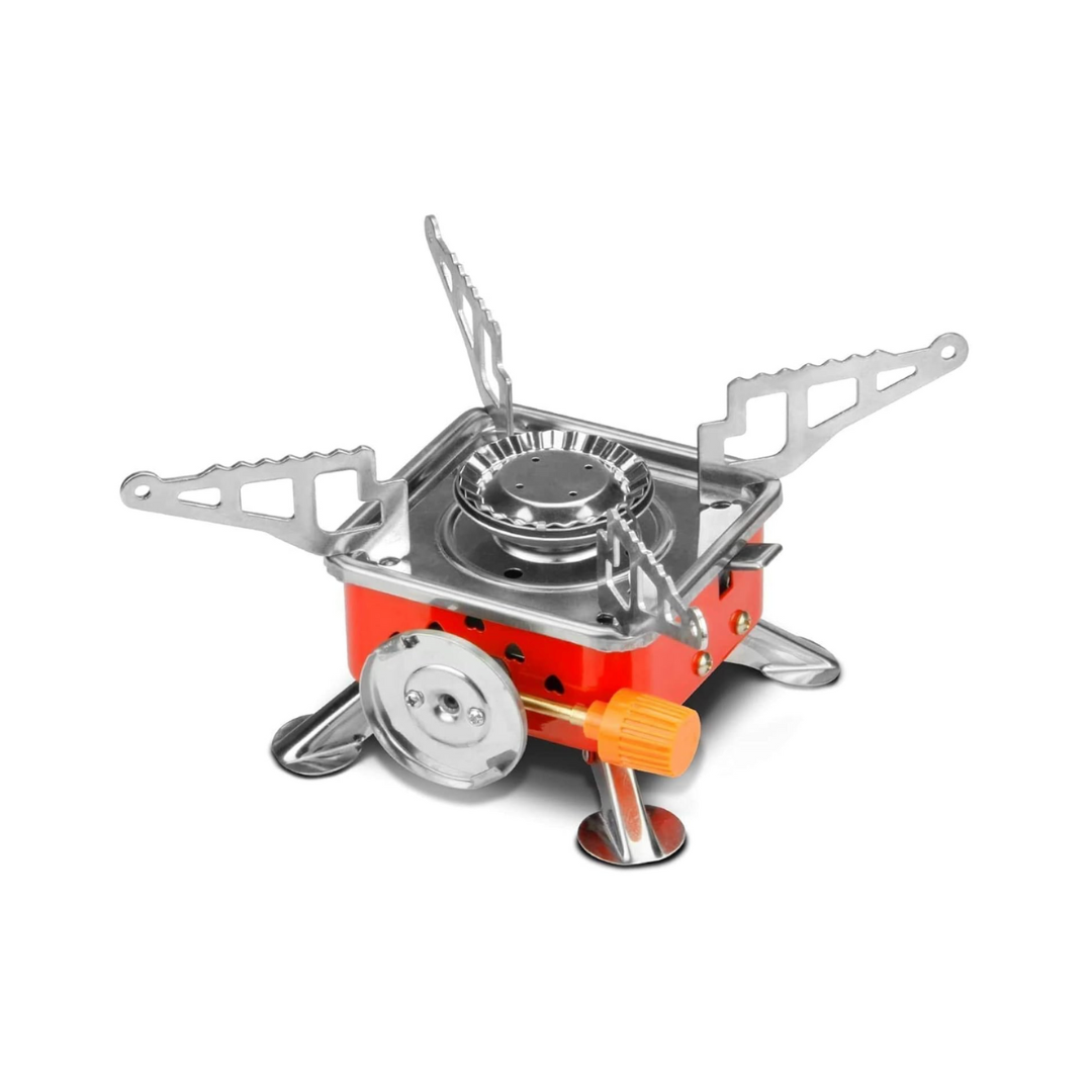 Square Camping Gas Stove – Portable Outdoor Cooking Stove for Hiking, Trekking & Travel