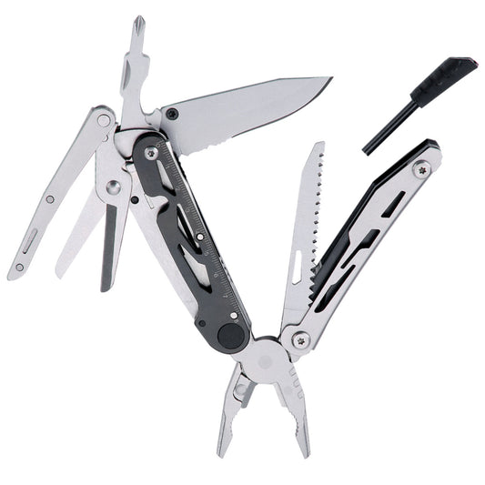 Traveler Multi-Tool Plier – 10-in-1 Compact Outdoor Camping & Survival Gear