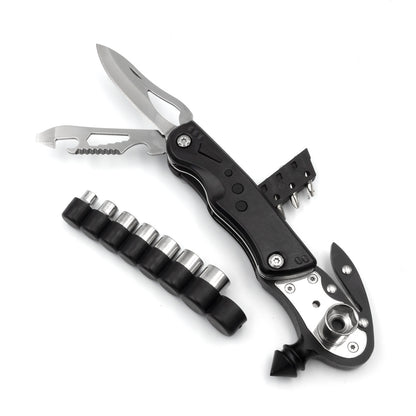 Traveler Multi-Tool Plier – 16-in-1 Stainless Steel Outdoor Camping & Survival Gear