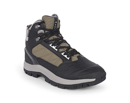 Adventra Men’s Waterproof Mid-Top Hiking Shoes WH1104 Dark Blue | 3M Insulated Trekking Boots with Anti-Slip Grip