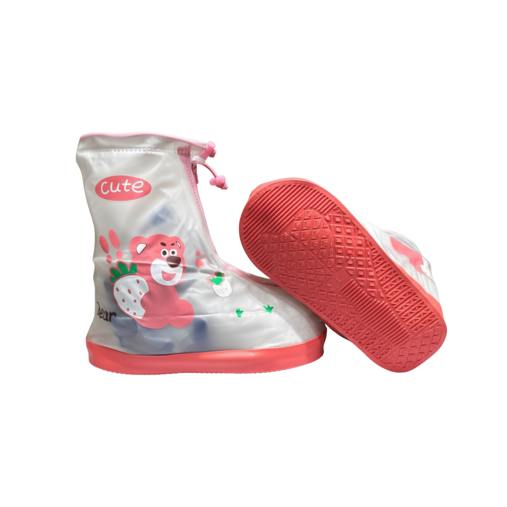 Kids Ankle PVC Rain Shoe Cover – Waterproof Protection for Little Adventures