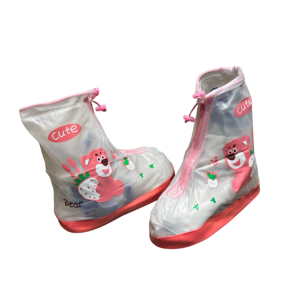 Kids Ankle PVC Rain Shoe Cover – Waterproof Protection for Little Adventures
