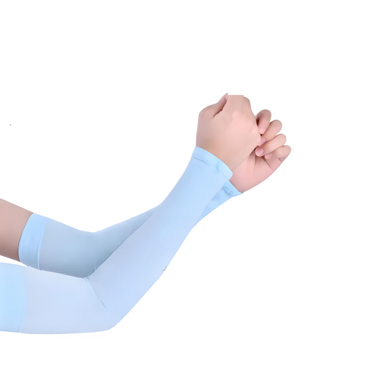 Plain Color Arm Sleeves – UV Protection + Compression Support