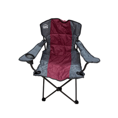 Foldable High Camping Chair with Bottle Holder – Sturdy Outdoor Chair for Camping, Fishing & Travel