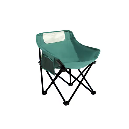 Portable Camping Bucket Chair with Side Pocket – Compact & Foldable Outdoor Seat for Camping, Trekking & Travel