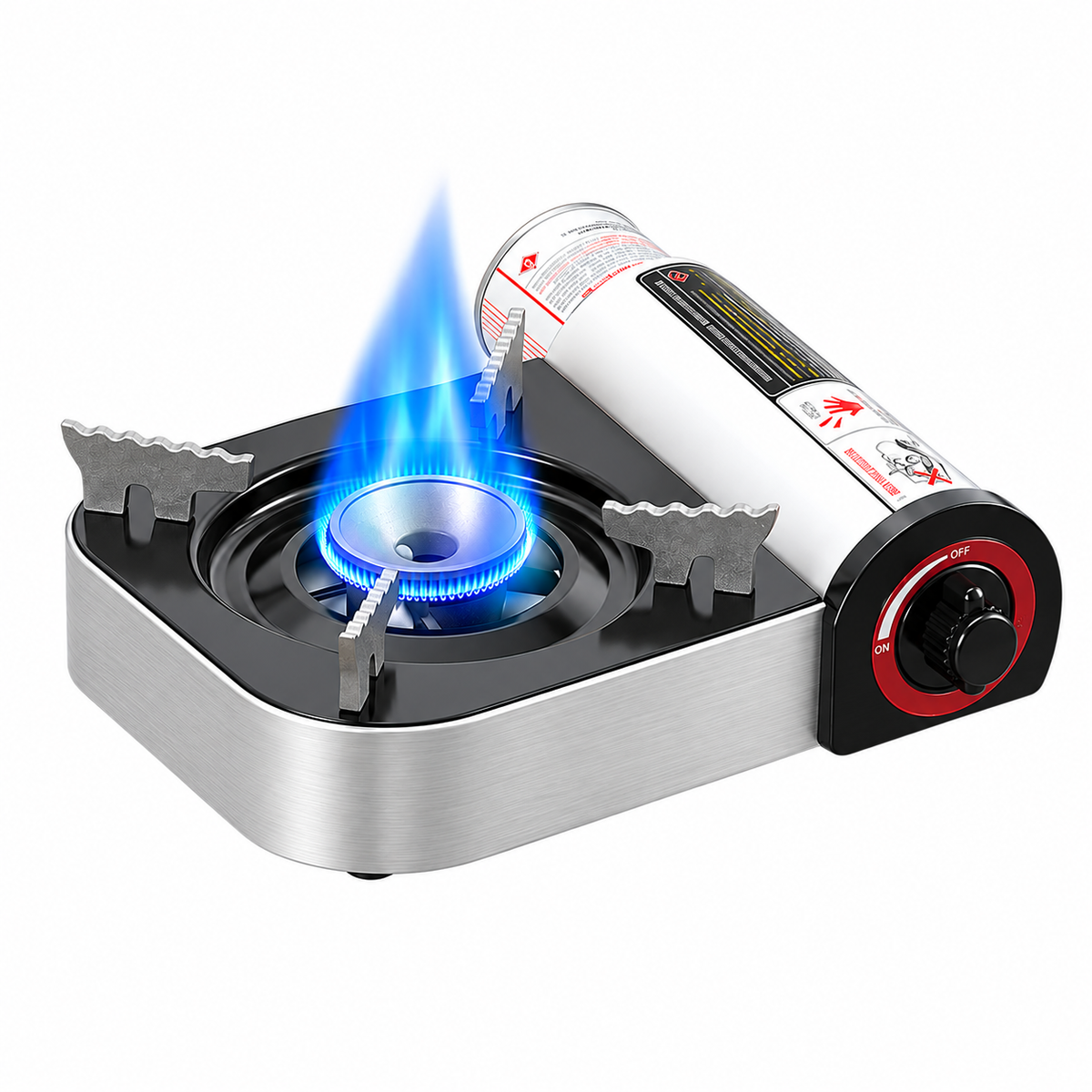 Portable Mini Gas Stove – Compact 2.1kW Butane Camping & Travel Stove