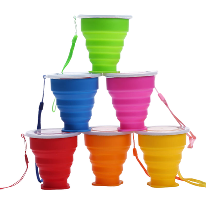Silicone Collapsible Glasses – Portable, Reusable & Travel-Friendly