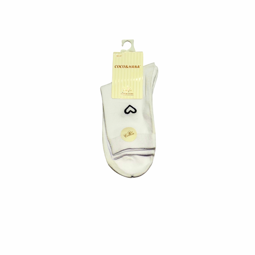 Cotton Socks with Heart – Cute, Comfy & Breathable Everyday Wear