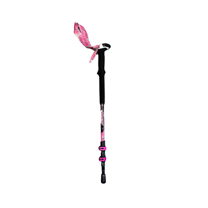 Double Clip Trekking Pole – Adjustable Lightweight Hiking Stick with Quick Lock for Outdoor Adventures