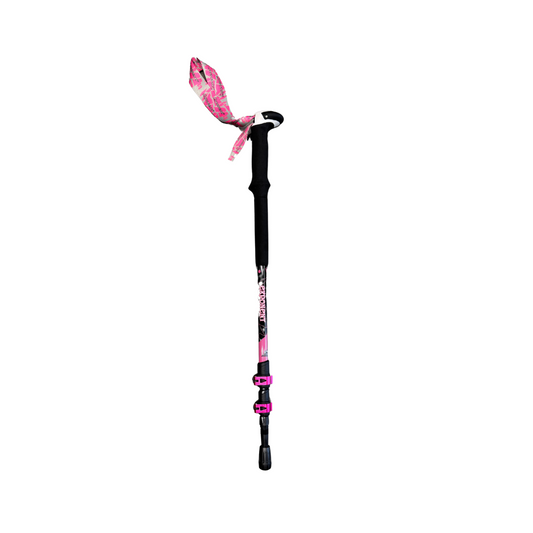 Double Clip Trekking Pole – Adjustable Lightweight Hiking Stick with Quick Lock for Outdoor Adventures