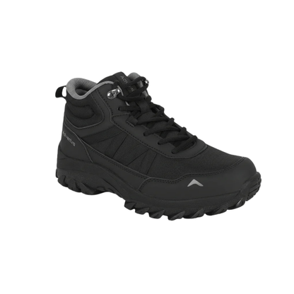 Adventra EH900 Men’s Trekking Shoes | Mid-Top Hiking Boots with Anti-Skid Rubber Sole | Waterproof Outdoor Trail Shoes