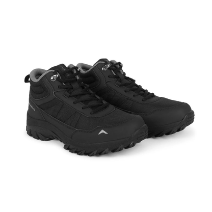 Adventra EH900 Men’s Trekking Shoes | Mid-Top Hiking Boots with Anti-Skid Rubber Sole | Waterproof Outdoor Trail Shoes