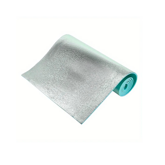 Round Foil Foam Mat – Insulated Camping & Yoga Mat for Outdoor Comfort