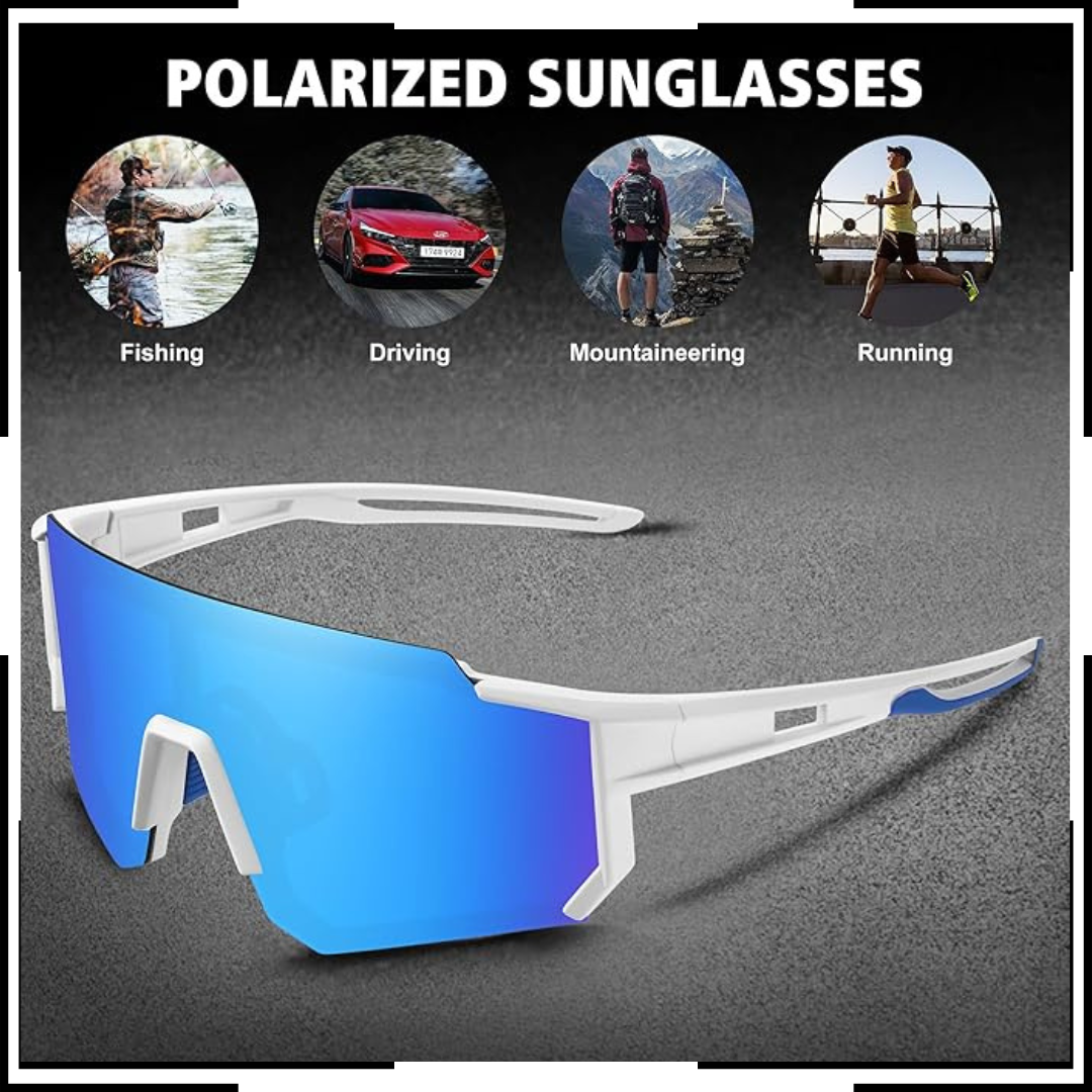Outdoor Polarised Sunglasses – UV400 Sports & Adventure Eyewear for Hiking, Cycling & Travel