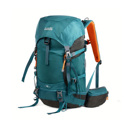 35L Trekking Rucksack Backpack | Lightweight Waterproof Hiking Bag with Rain Cover & Ergonomic Support