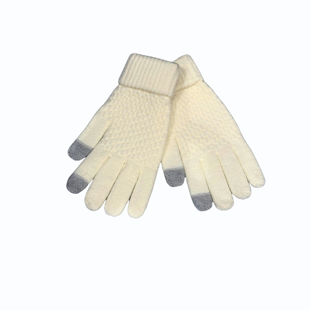 Basic Woollen Gloves with Folded Wrist – Warm, Comfortable & Everyday Winter Wear