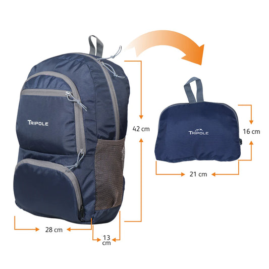 Tripole Foldable 20L Backpack – Ultralight, Compact & Travel-Friendly