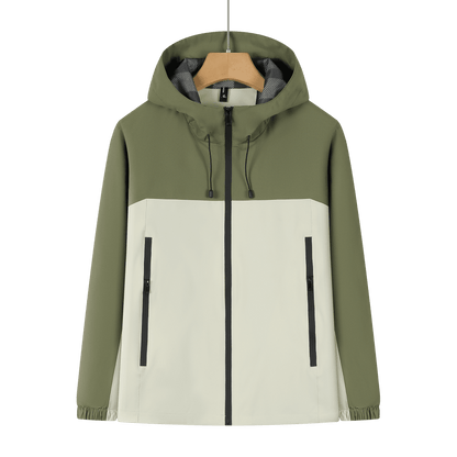 Climbon Waterproof & Breathable Windbreaker Hiking Jacket – Unisex Hooded Windproof Rain Jacket