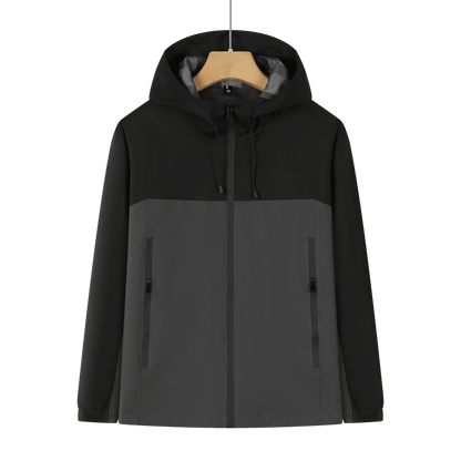 Climbon Waterproof & Breathable Windbreaker Hiking Jacket – Unisex Hooded Windproof Rain Jacket