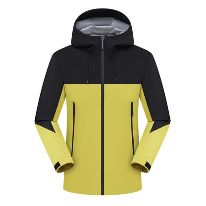 Climbon Waterproof Windproof Hiking Jacket – Unisex Hooded Outdoor Jacket