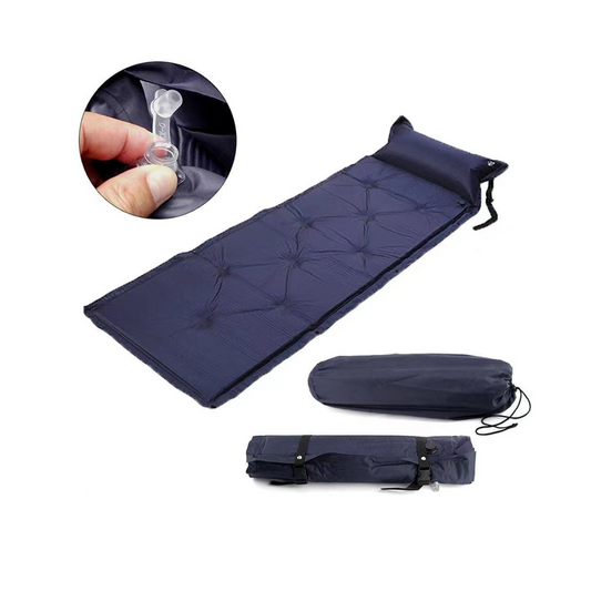 Camping Self-Inflated Air Mattress – Lightweight, Portable & Comfortable Sleeping Pad for Outdoor Adventures