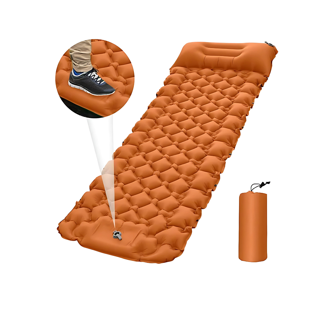 TRIPOLE Inflatable Sleeping Mat – Lightweight, Compact & Comfortable Camping Mattress for Hiking, Trekking & Travel