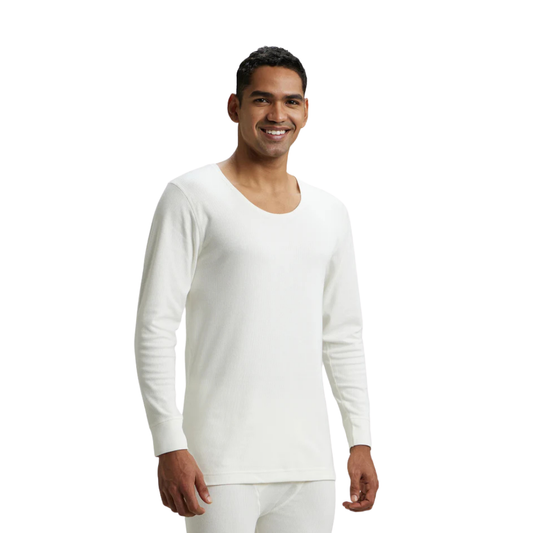 Jockey Men’s Full Sleeves Thermal Undershirt – Super Combed Cotton Rich Fabric with StayWarm Technology