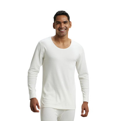 Jockey Men’s Full Sleeves Thermal Undershirt – Super Combed Cotton Rich Fabric with StayWarm Technology