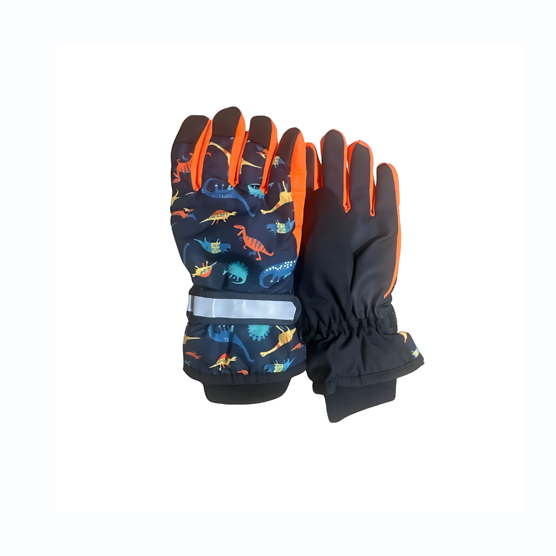 Kids Waterproof Winter Gloves – Warm, Windproof & Snowproof Outdoor Gloves (Up to 8 Years)
