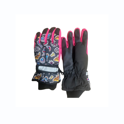 Kids Waterproof Winter Gloves – Warm, Windproof & Snowproof Outdoor Gloves (Up to 8 Years)