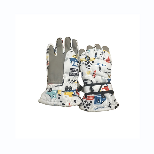 Kids Waterproof Winter Gloves – Warm, Windproof & Snowproof Outdoor Gloves (Up to 8 Years)