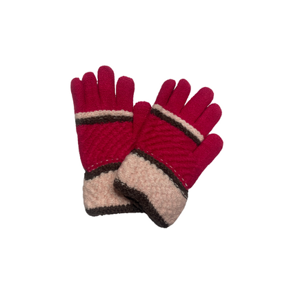 Kids Cute Winter Woolen Hand Gloves – Soft & Warm Knitted Mittens for Boys & Girls upto 8 years